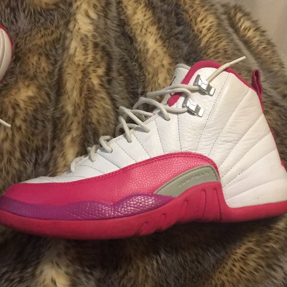 Retro 12 Pink n Grey - Picture 2 of 4